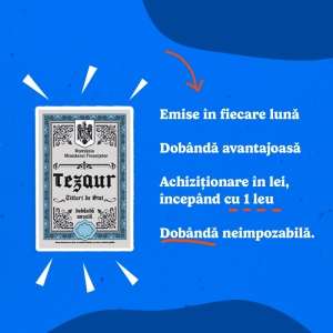 MF: "O nouă ediţie Tezaur; dobânzi neimpozabile de până la 7% pe an la titlurile de stat"