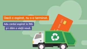 ING Bank transformă cardurile expirate în ţevi din plastic; 1 milion de carduri pot fi reciclate anual