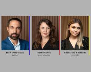 Ioan Dumitrascu (partener), Diana Gavra (senior associate), Christiana Bouleanu (associate)
