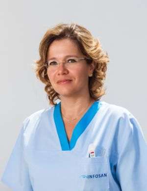 Dr. Andreea Ciubotaru, Director medical al Spitalului Infosan şi Vicepreşedinte al Societăţii Române de Strabologie şi Oftalmopediatrie
