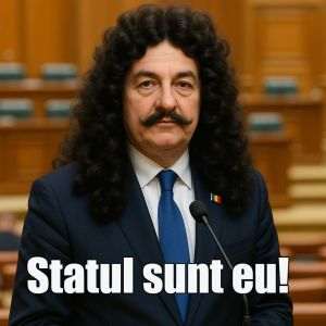 Politic al XIV-lea, zis şi "Regele Eclipsă", din cauza lipsei de transparenţă. (Imagine prelucrată de Marius Alexe)