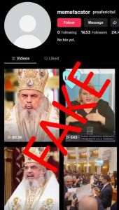 Cont TikTok care folosea tehnologie deepfake pentru a discredita un candidat la Preşedinţie, identificat şi raportat de MAI