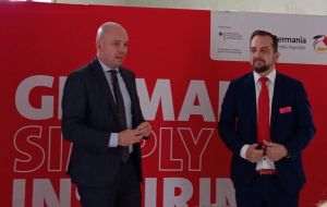 Foto: Christian Plate, ataşatul de afaceri al Ambasadei Germaniei la Bucureşti - Cristian Sallai, directorul Organizaţiei Germane pentru Turism