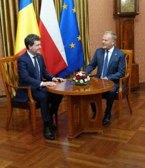 Nicuşor Dan, primit în vizită de premierul Poloniei