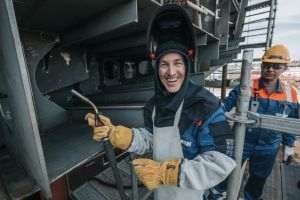 Şantierul naval Damen Galaţi a lansat un nou feribot pentru BC Ferries
