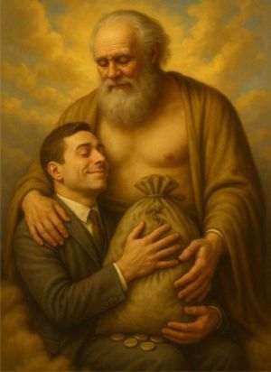 CCR - Abraham's bosom for the corrupt. Illustration by MAKE