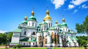 Un atac rusesc avariază Catedrala Sfânta Sofia din Kiev