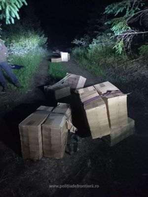 Poliţia de Frontieră: Ţigări în valoare de peste 40.000 de euro confiscate la frontiera de nord