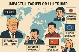Impactul tarifelor lui Trump: Japonia investeşte, Mexicul şi China ripostează, Europa negociază