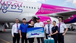 WIZZ AIR A TRANSPORTAT 4 MILIOANE DE PASAGERI LA CRAIOVA