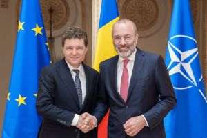 Nicuşor Dan s-a întâlnit cu Manfred Weber pentru a discuta priorităţile comune ale Uniunii Europene
