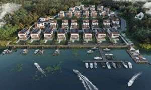 Marina Snagov: proiect rezidenţial de lux de 40 milioane de euro, cu vile premium şi ponton privat