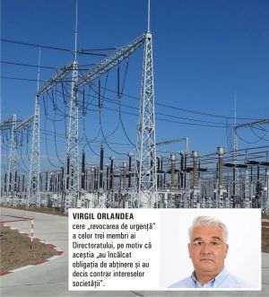 Earthquake in Transelectrica: dismissal of the Board of Directors requested by a member of the Supervisory Board