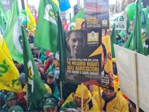 Potrivit presei belgiene, reprezentanţii forţelor de ordine din capitala Belgiei au declarat că la protest au participat în jur de 8000 de persoane şi aproape 1.000 de tractoare ajunse în cartierul european, deşi fusese autorizat iniţial un protest mult mai mic, şi că a folosit tunuri cu apă şi gaze lacrimogene după ce unii protestatari au aruncat cu pietre, cartofi şi au spart geamuri, au aruncat cu artificii şi au incendiat "douăbene” de anvelope, cu un nor de fum vizibil în oraş. (Sursa foto: facebook / Revista Ferma)