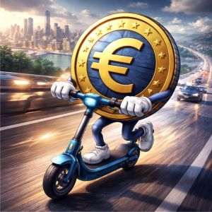 Euro caută putere globală, dar avansează lent