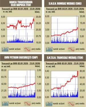 Aprecieri pe linie pentru indici 