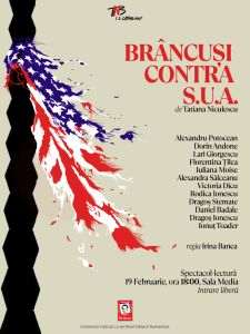 „Brâncuşi contra SUA”, primul spectacol-lectură la TNB