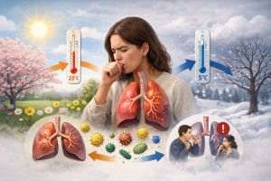 Variaţiile de temperatură din primăvară pot afecta sănătatea plămânilor