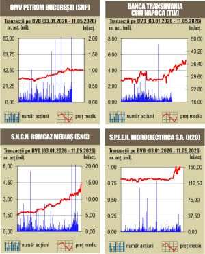 Aprecieri pe linie pentru indici 