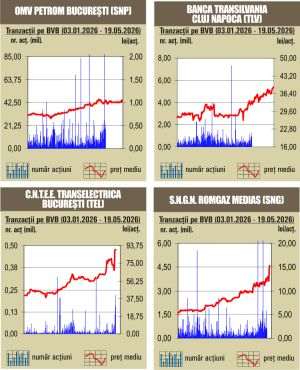 Creşteri pe linie pentru indici 