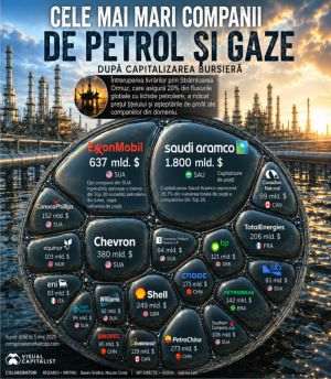 Saudi Aramco, Exxon Mobil and Chevron - the most valuable oil companies in the world
