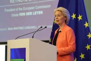 Ursula Von der Leyen - preşedinta Comisiei Europene; Sursa foto: X / @vonderleyen