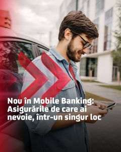 UniCredit Bank aduce asigurările mai aproape de clienţi, în aplicaţia de Mobile Banking 
