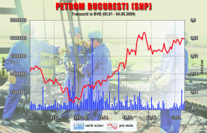 Petrom a realizat încă din primele şase luni peste 80% din profitul bugetat pentru 2009