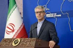 Sursă foto: gov.ir; Esmail Baghaei, purtătorul de cuvânt al Ministerului de Externe iranian