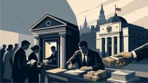 Bank of Russia lends to banks, so banks lend to the State