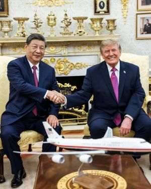 Sursă foto: Facebook/The White House, Donald Trump, Xi Jinping
