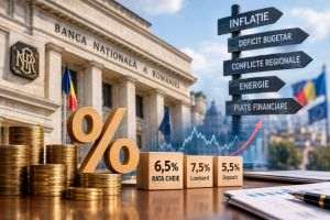 BNR menţine rata dobânzii cheie; Care sunt incertitudinile momentului