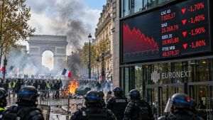 Protests in France Drive Decline in European Stock Markets