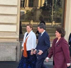 Nicuşor Dan şi Preşedinta Comisiei de la Veneţia, la BCU „Carol I”: Miza europeană a apărării statului de drept