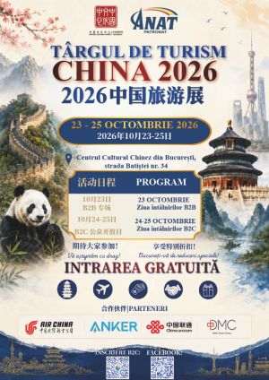 În plină toamnă, turiştii români redescoperă China. Târgul de Turism China 2026 se deschide la Bucureşti