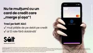 Salt Bank lansează primul card de credit, chiar înainte de Black Friday