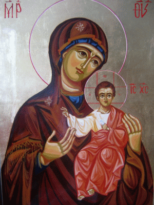 Camelia Darie. Icoana Maicii Domnului cu Pruncul.