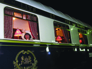  The Orient Express passengers had dinner upon entering Romania.
