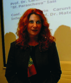 Doamna Corina Antipa, şeful reprezentanţei CSC Pharmaceuticals România.