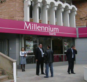 Millennium Bank a finalizat procesul de dezvoltare a reţelei teritoriale, ajunsă la 74 de unităţi