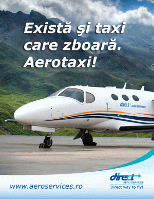 Direct Aero Services estimează o creştere cu 40% a cifrei de afaceri pentru anul acesta