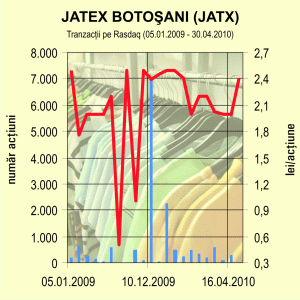 "Jatex" Botoşani a încheiat anul trecut cu un profit net de 104.929 lei