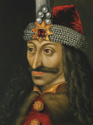 Portretul lui Vlad Ţepeş de la Castelul Ambras.