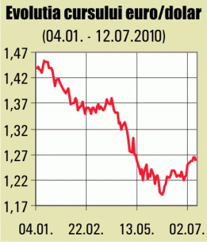 Euro continuă să scadă
