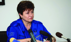 Comisarul european Kristalina Gheorghieva crede că Bulgaria mai are multe de făcut ca să-şi îmbunătăţească imaginea în UE.