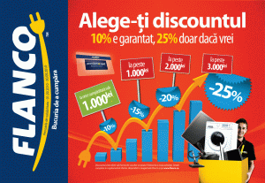 Flanco oferă în luna septembrie discount între 10 şi 25% la orice cumpărături