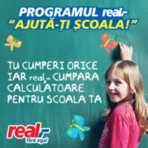 real,- Hypermarket România a lansat "Academia de Rechizite - Ajută-ţi şcoala"