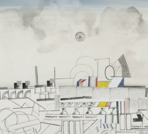 Saul Steinberg. "City Planning".