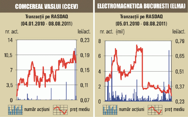Titlurile "Electromagnetica" au scăzut cu 8,47%
