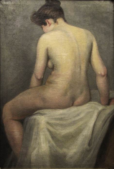George Catargi. "Nud cu spatele".